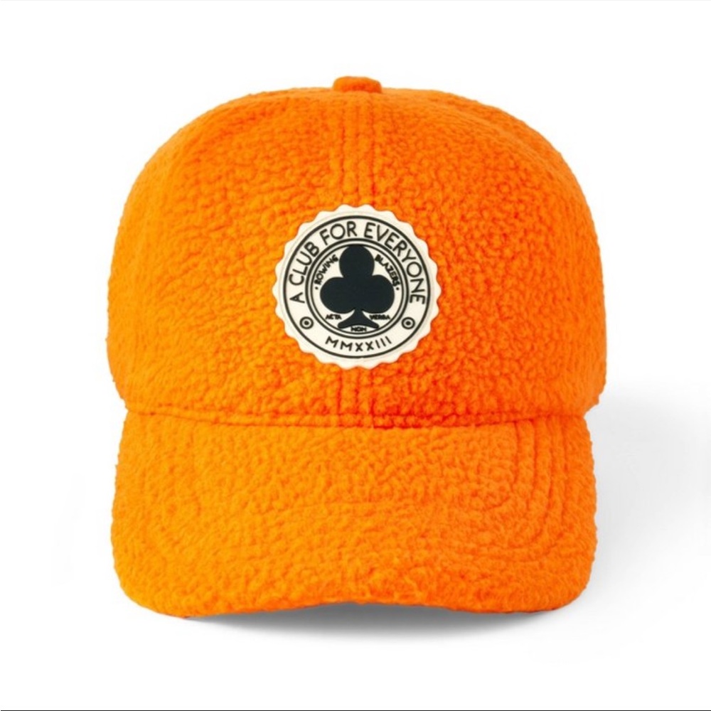 Faux Shearling Crest Baseball Hat - New (unused)